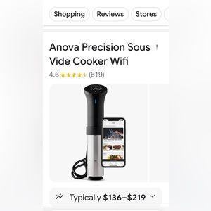 Anova Sous Vide.  Only used twice.